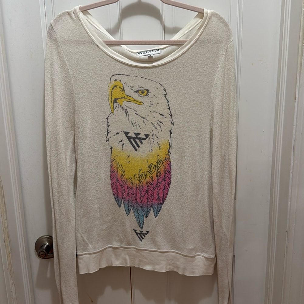 Wildfox eagle sweatshirt. Size s.